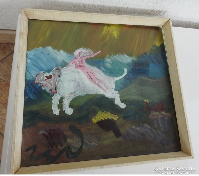 Vilhelm Károly - Európa elrablása - képcsarnokos festmény