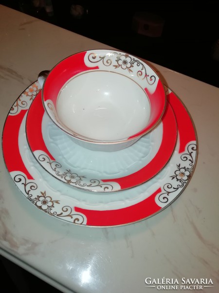 Special bavaria 3-piece porcelain tea serving