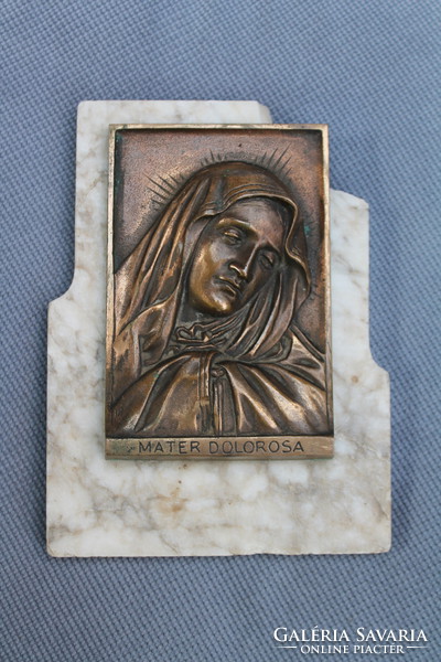 Virgin Mary (mater dolorosa) bronze plaque as a gift!