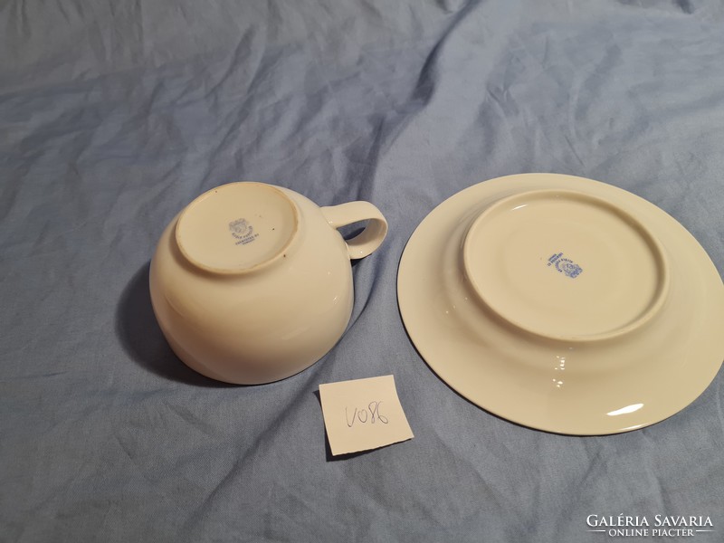 V086 Great Plain white tea cup set