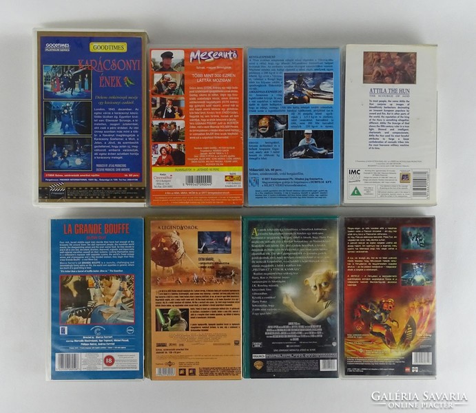 1G636 Vegyes VHS DVD csomag 8 darab
