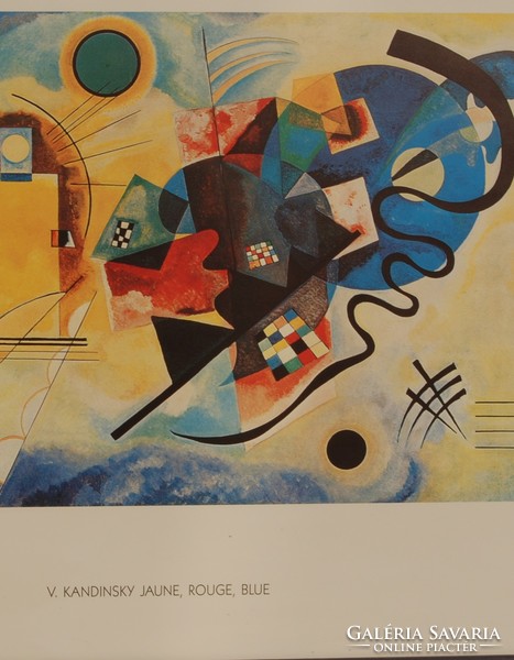 Kandinsky mondern reproduction, 47.5 x 57.5 cm