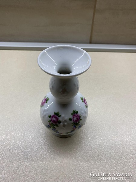 Wallendorf Porcelán Virágos váza