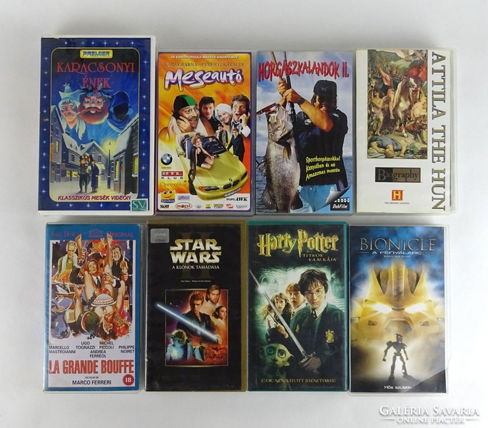 1G636 Vegyes VHS DVD csomag 8 darab