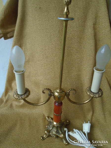 Nagyméretű empir Réz asztali lámpa
