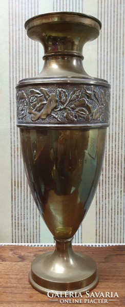 Antique copper vase