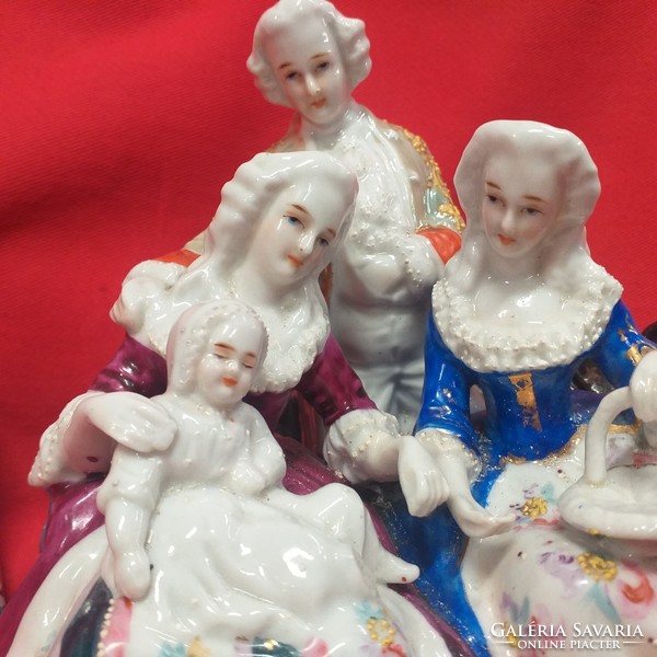 Alt German, Germany baroque nobleman portrait porcelain figurine. 25.5 Cm.