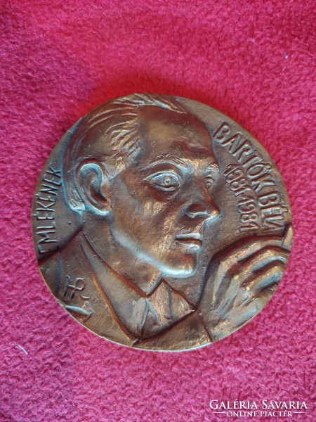 Béla Bartók memorial plaque 1881-1981