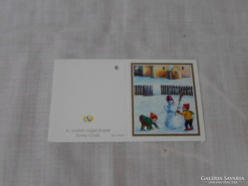 Artistic Gift Card 1: Winter, Snowman