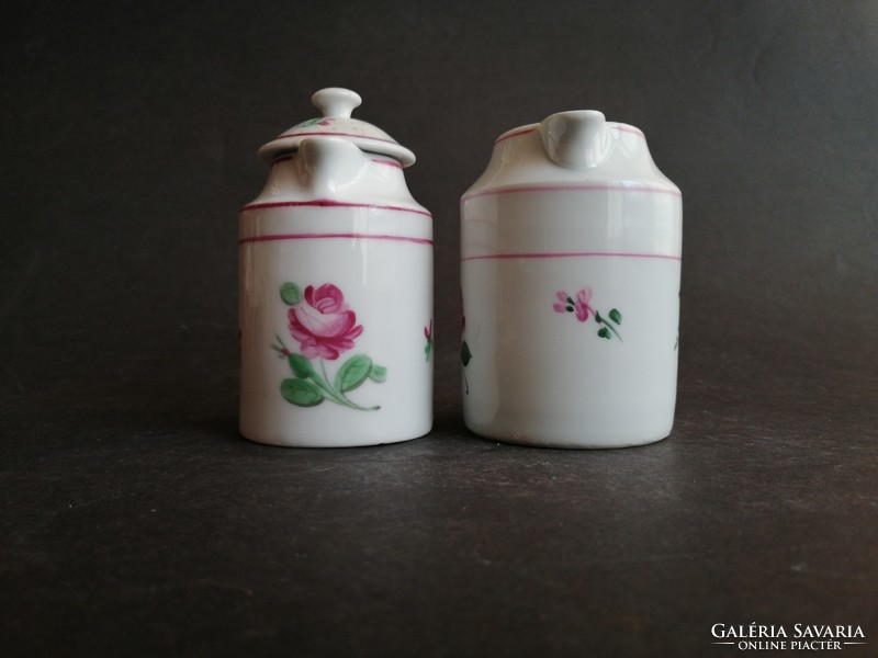 Antique Viennese pink porcelain pourers 2pcs - ep