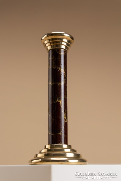 Copper candlestick, old, beautiful