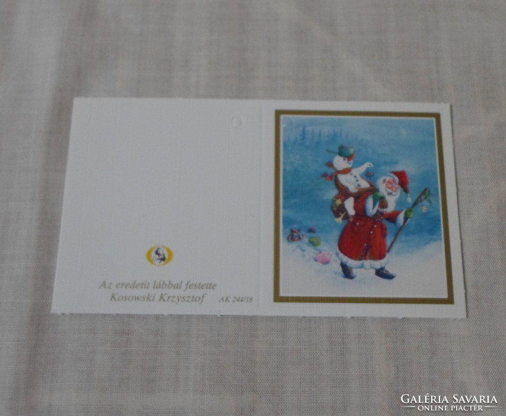 Artistic Gift Card 2: Winter, Santa (Holiday, Christmas)
