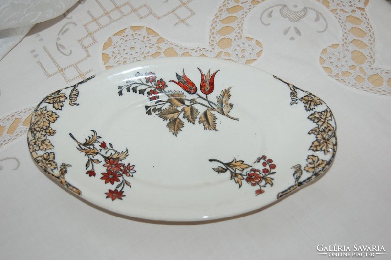 Antique ironstone transferware copeland ashburne patern offering bowl