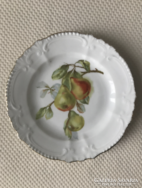 Marked antique porcelain bowl serving plate