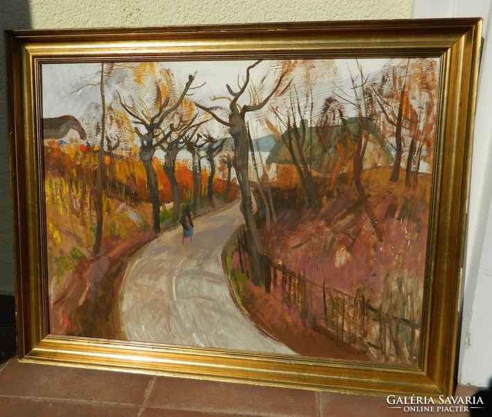 Géza Pogány's original gallery painting: autumn