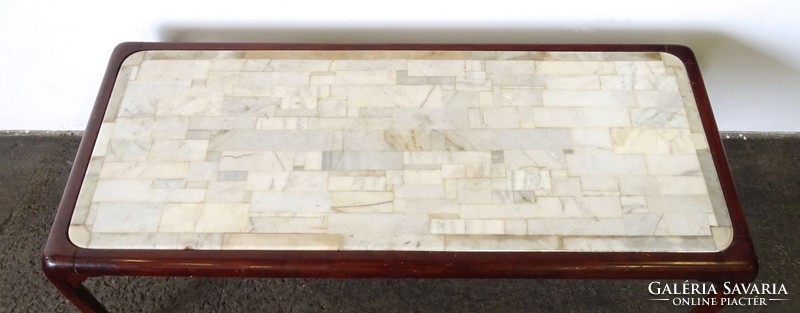 1G644 marble plate orientalist table Chinese tea table 46 x 56 x 132 cm