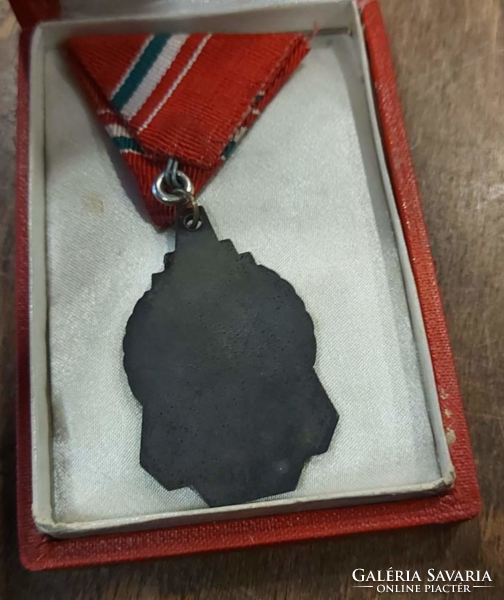 Sports medal in box