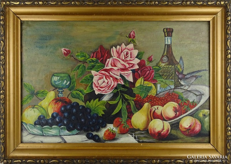 1G668 marked table still life