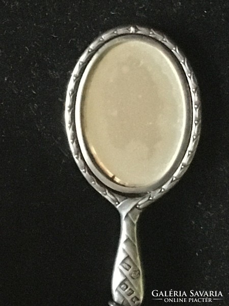 Lipstick mirror-silver pendant with German insignia