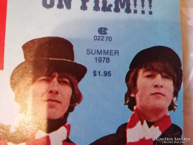 BEATLES GYŰJTŐK FIGYELEM! Beatles Filmfesztivál Magazin, 1978 nyara