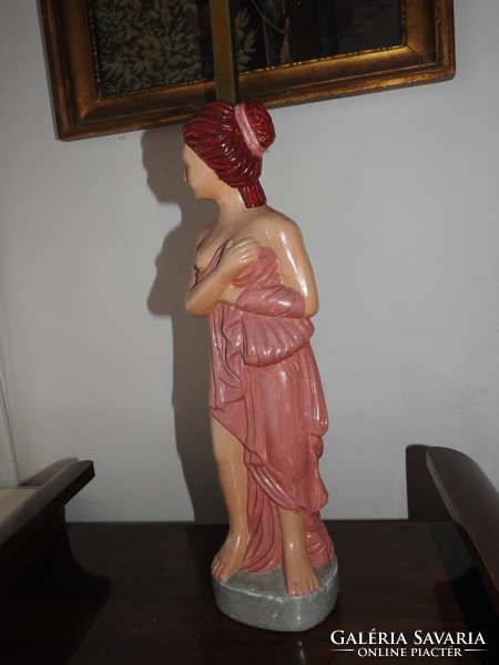 Elly strobach konigova: antique huge female nude - ceramic statue - half a meter!