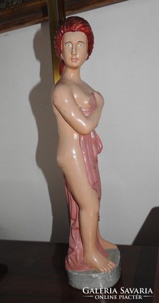 Elly strobach konigova: antique huge female nude - ceramic statue - half a meter!