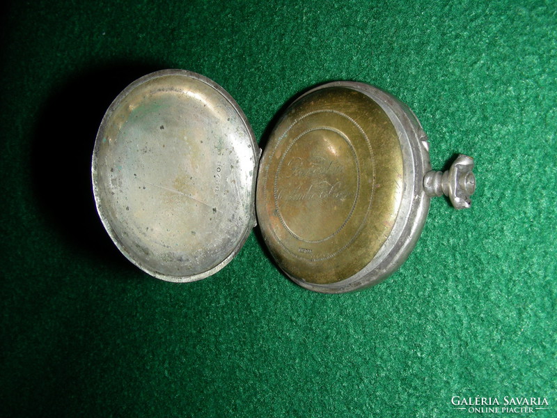 Cylinder pocket watch in silver case repair