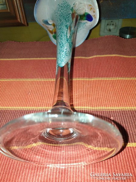 Art deco art glass vase