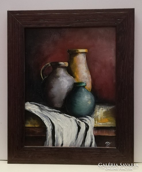 Cinnabar - Mugs (17 x 22.5, Oil, New Frame)