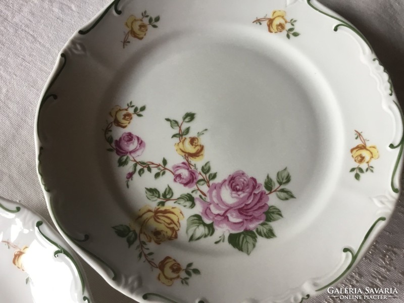 Antique Weimar porcelain plates, 2 pcs