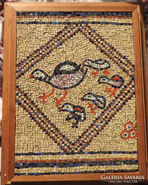 György Hegyi - mosaic - turtles