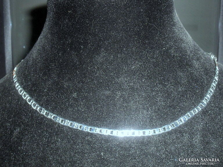 Gucci szemes Jelzett 925-ös Töltött Ezüst Nyaklánc 42 cm