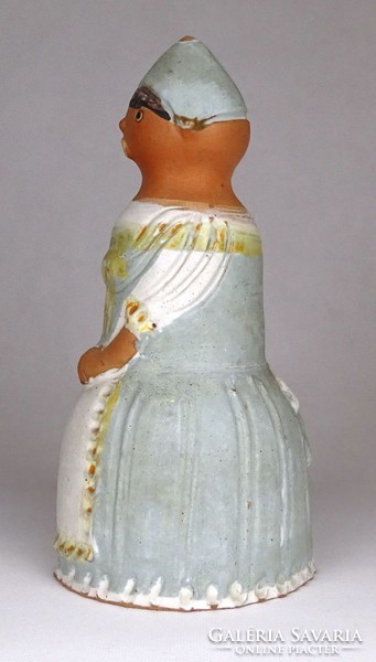 1G729 kiss rose ilona apron woman ceramic figure 20 cm