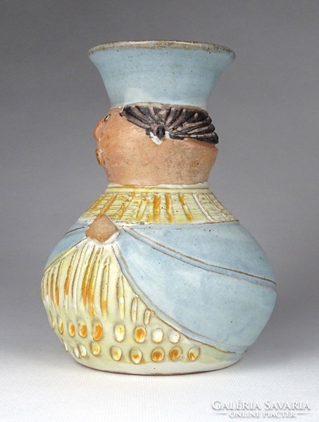 1G762 kiss rose ilona: figural ceramic vase 14 cm