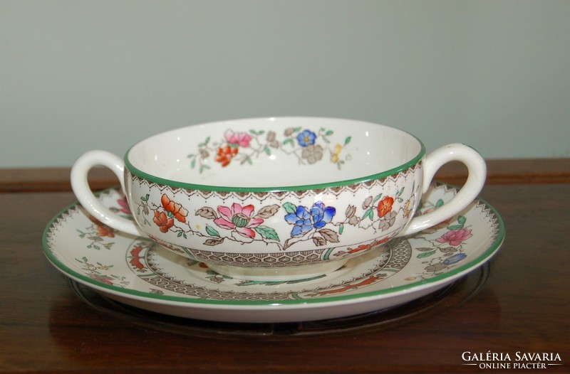 Copeland spode chinese rose patterned soup cup