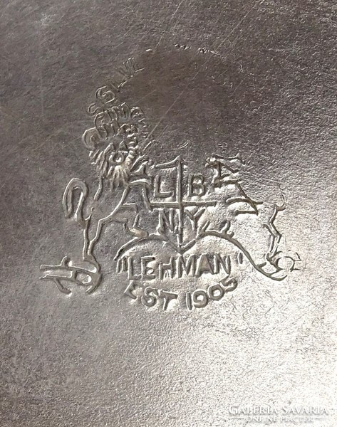1G784 Régi ezüstözött Lehman teáskanna és kávéskanna