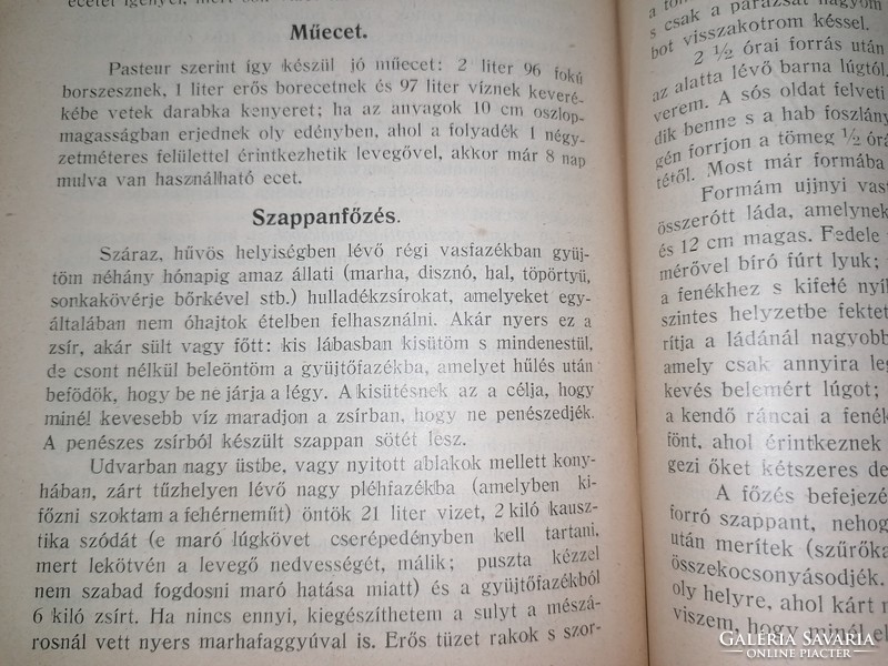 A polgári háztartás szakácskönyve TAKARÉKOS MAGYAR KONYHA 1920