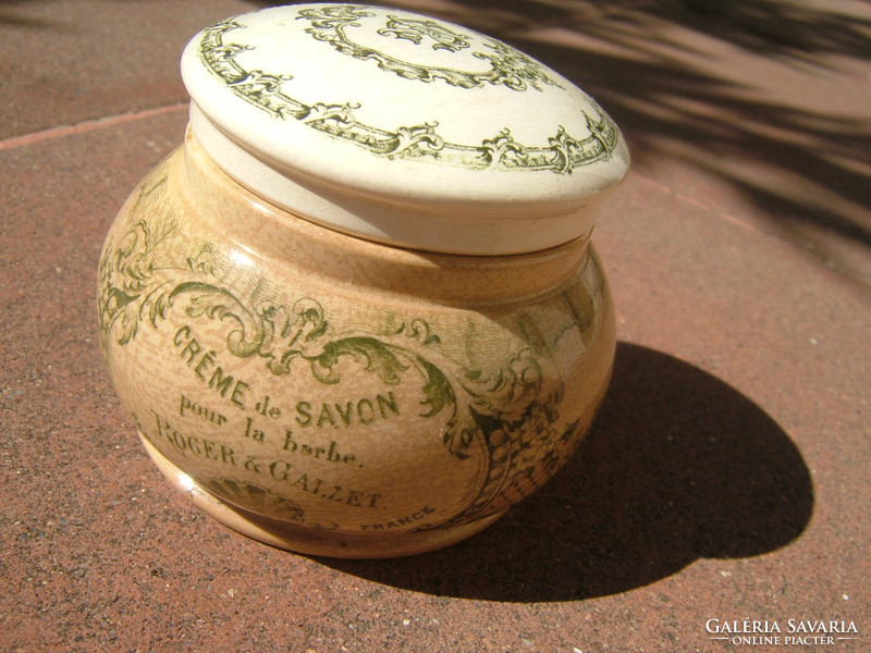 Roger & gallet faience powder holder - for collectors