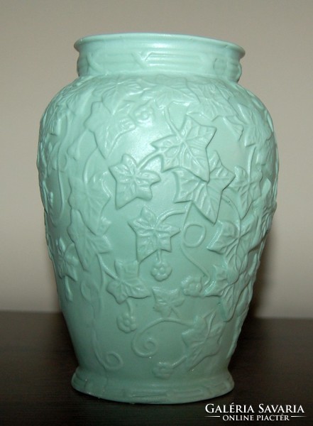 Jasperware bisque porcelain cherub vase