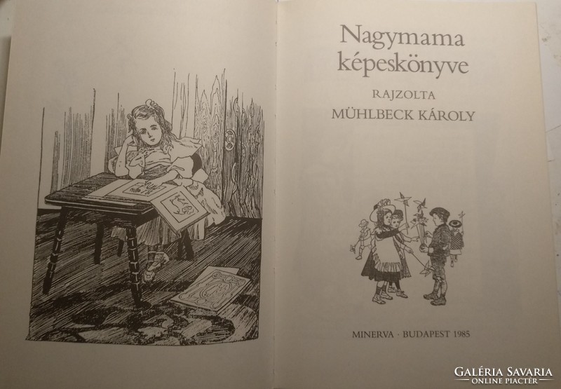 Grandmother's picture book with drawings by Charles of Mühlback is negotiable