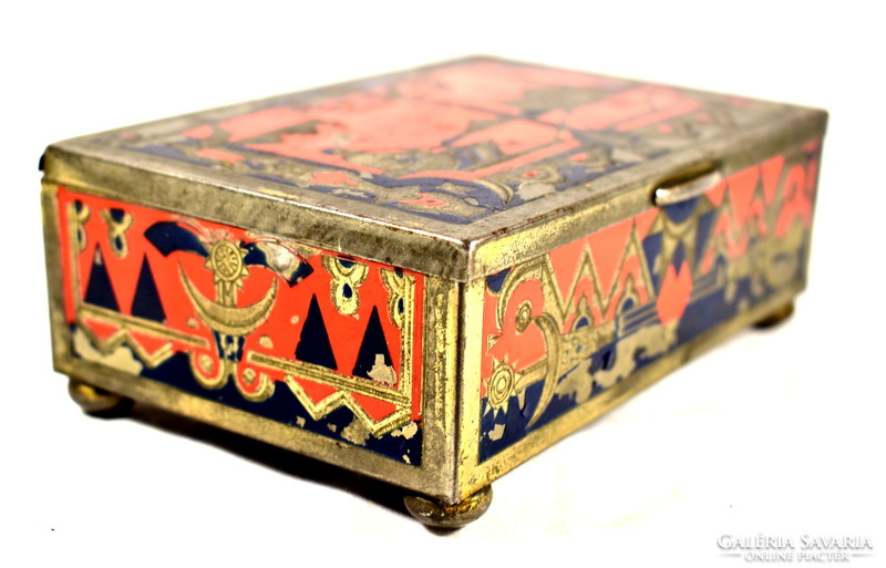 1920 Around Czechoslovak with a orientalist motif, a box of snuff - plate box!