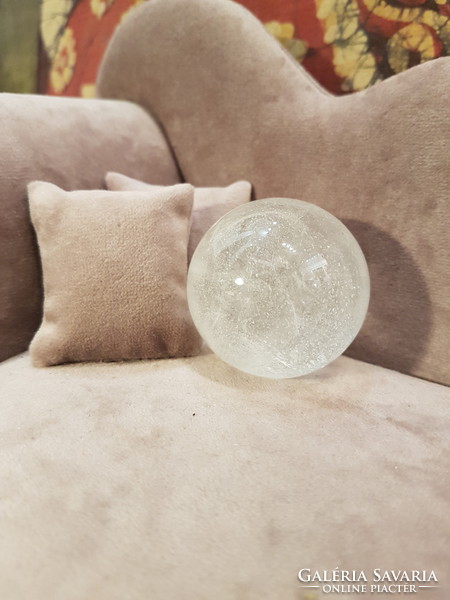 Rock crystal ball