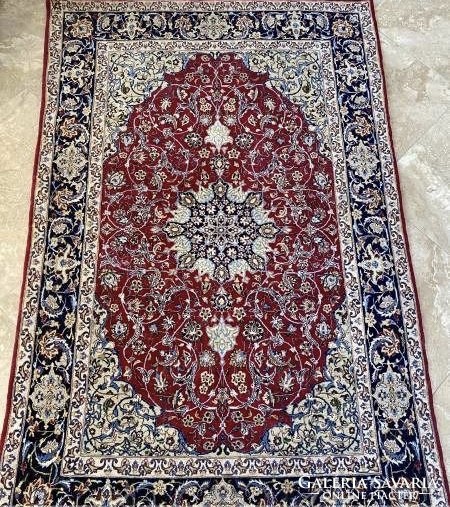 Isfahan Persian rug with silk yarn 174x109 cm