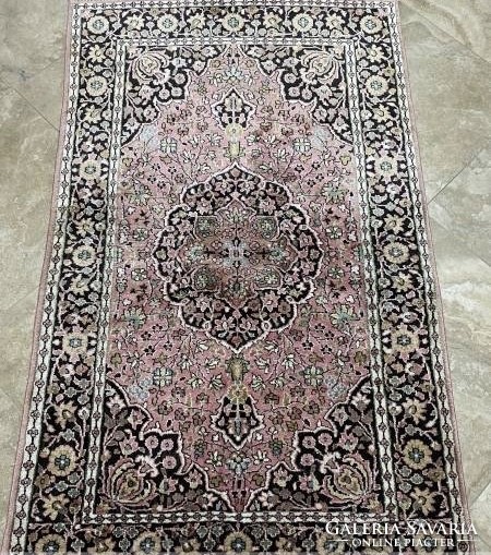 Kashmiri 100% silk Persian rug 160x92