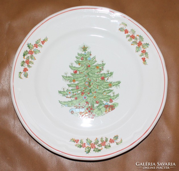 Christmas porcelain plate