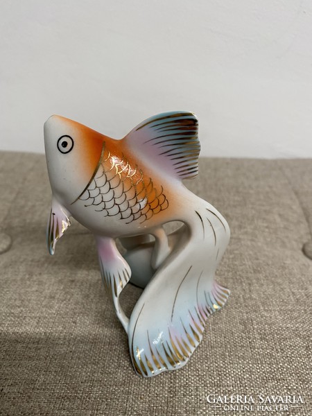 Raven house porcelain goldfish