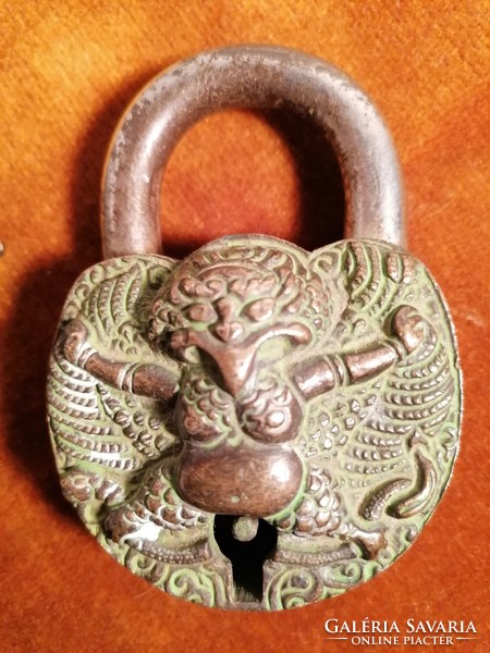 Indian padlock with keys