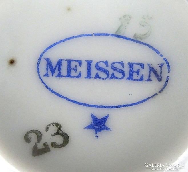 1G814 Vegyes Meisseni porcelán kávéskészlet teáskészlet
