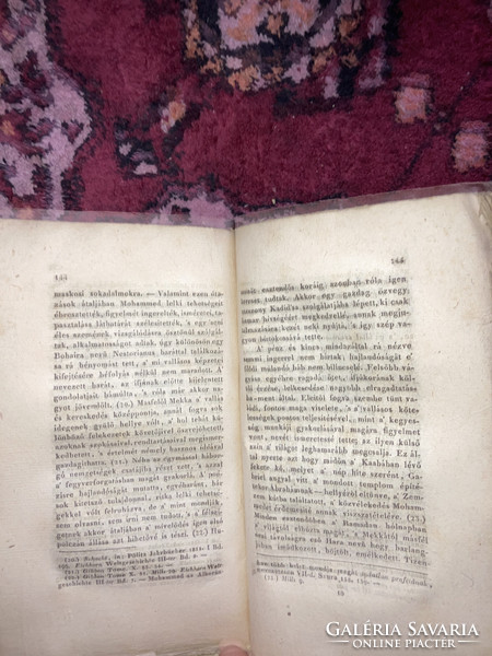 KLIO. HISTORIAI /1836/!!‘SEBKÖNYV 3. ESZTENDŐ  Antik könyv 444 oldal.