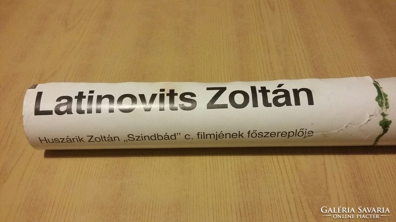 Latinovits Zoltán - Huszárik Zoltán "Szinbád" c. filmjének főszereplője plakát - B. Müller M. fotója